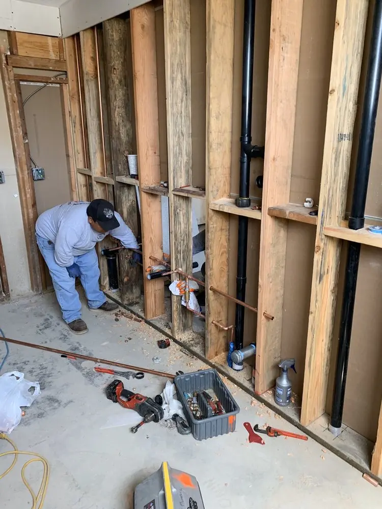 Commercial rough-in plumbing for Water Heater Replacement in Lenox